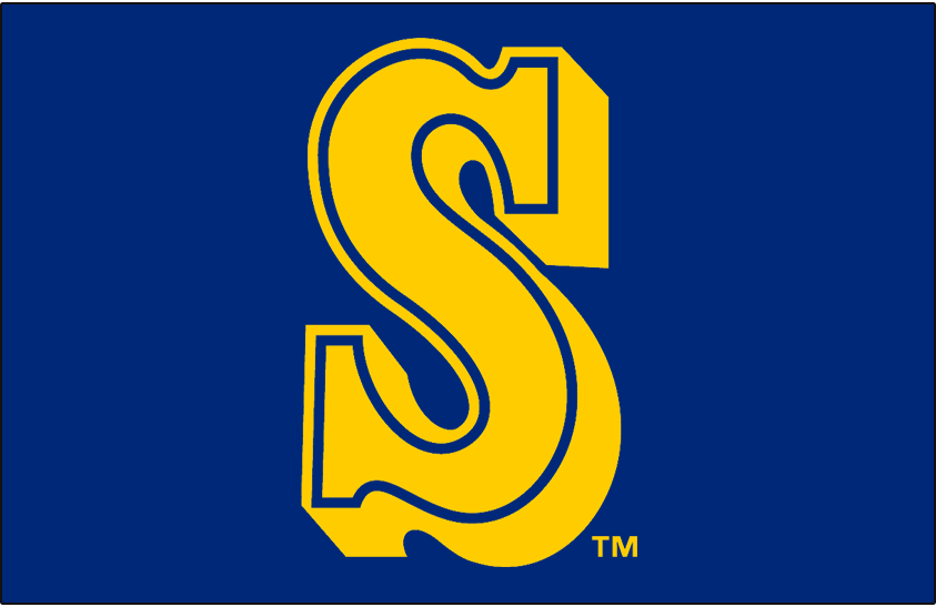 Seattle Mariners 1987-1992 Cap Logo fabric transfer